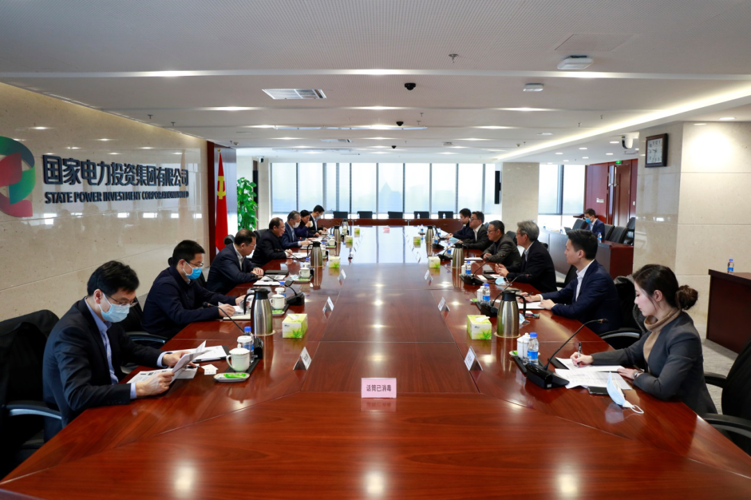 国家电投党组副书记江毅会见304永利科技董事长李仙德
